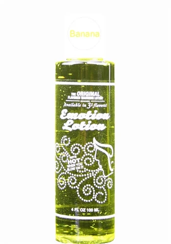 lubricant for rooftop garden sprinklers-Emotion Lotion - Banana - 4 Fl. Oz.