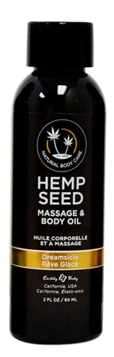 lubricant for paddle hinges-Hemp Seed Massage and Body Oil - Dreamsicle 2 Fl. Oz./ 60ml