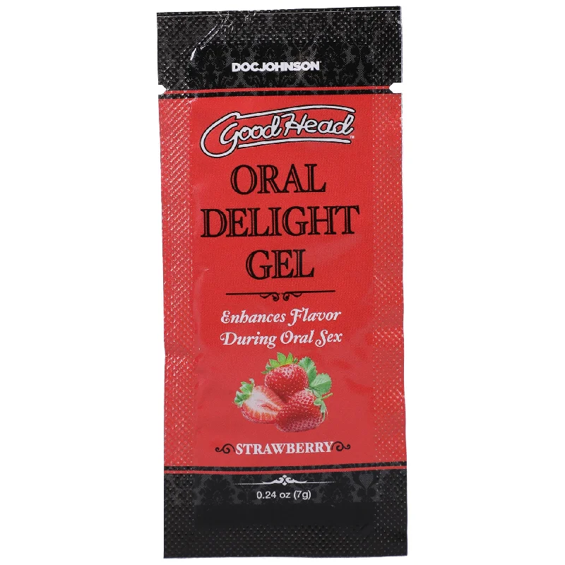 lubricant for pistol slides-Goodhead - Oral Delight Gel - Strawberry - 0.24 Oz