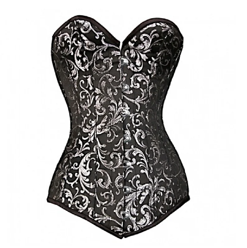 corset with floral edging-Silvia Custom Made Corset