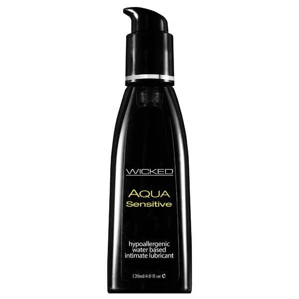 lubricant for overlock machines-WICKED AQUA SENSITIVE HYPOALLERGENIC UNSCENTED LUBRICANT 120ML