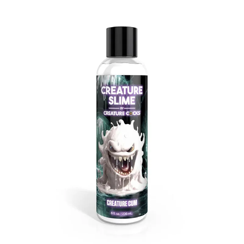 lubricant for dice rollers-8oz Creature Slime Creature Cum Unscented Jizz  - Lubricant - Clear