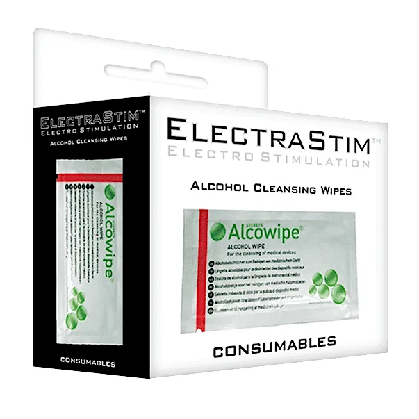 leather bdsm paddle accessories-lubricant for shoe repair tools-ElectraStim ''Cleansing'' Wipes -10 Pk