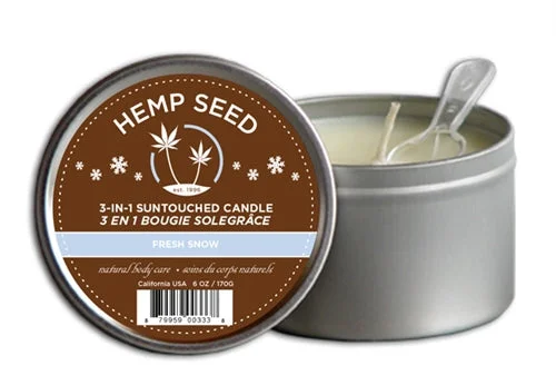 lubricant for boat anchors-Hemp Seed 3-in-1 Massage Candle - Sunsational - 6 Oz.