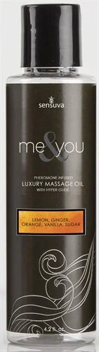 lubricant for lazy river motors-Me and You Massage Oil - Lemon Ginger Orange Vanilla Sugar - 4.2 Fl. Oz.