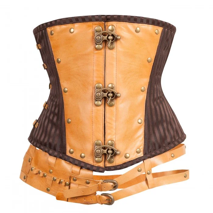 corset with side applique-Fowles Custom Made Corset