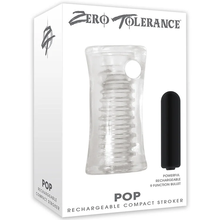 sex toy harness with adjustable straps accessories-lubricant for landscape edgers-Zero Tolerance Pop Compact Stroker