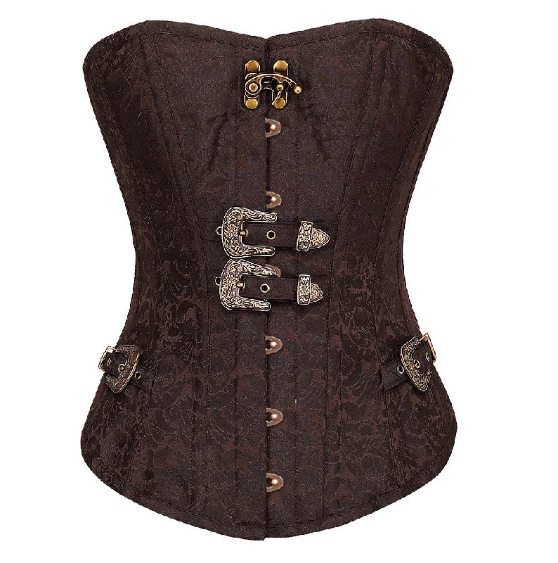 corset with structured applique-Mayte Custom Made Corset