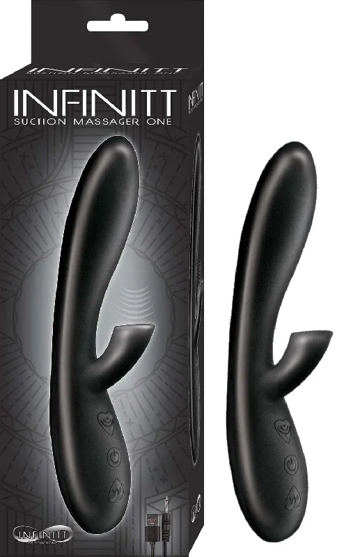 lubricant for stirrups-Infinitt Suction Massager One - Black