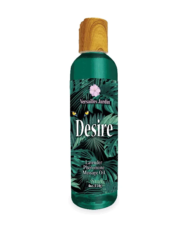 lubricant for trigger guards-Desire Pheromone Massage Oil 4 Oz - Lavender