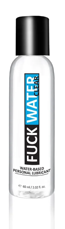 lubricant for tent poles-Fuck Water Clear 2oz Water Based Lubricant