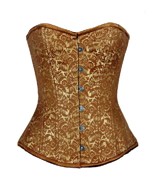 corset with ruffled hemline-Ivette Waist Training Corset