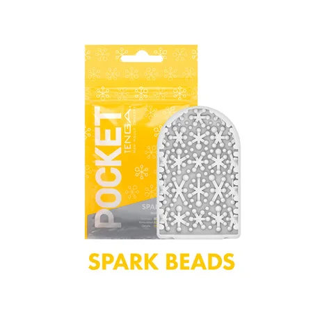 Flexible stimulation toy-Tenga Pocket Masturbator Sleeve Spark Beads