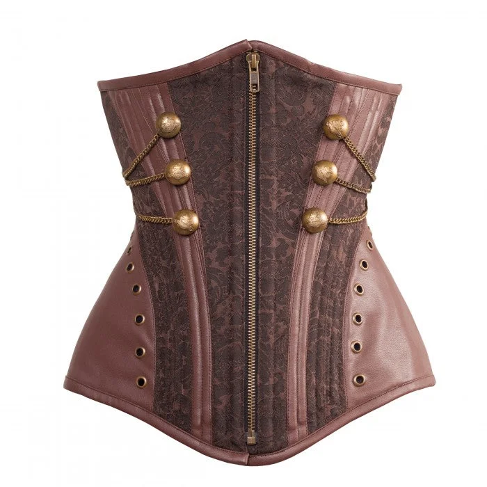 corset with asymmetrical patterns-Pique Custom Made Corset