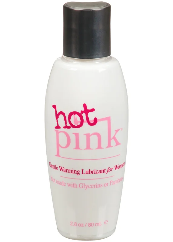 lubricant for tree trimmers-Hot Pink Warming Lubricant for Women - 2.8 Oz. 80 ml