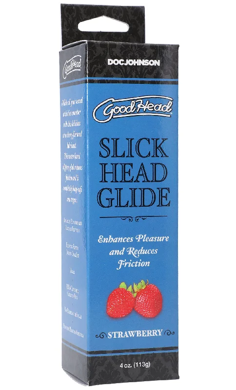 lubricant for pendulum rides-Goodhead - Slick Head Glide - Strawberry - 4 Oz.