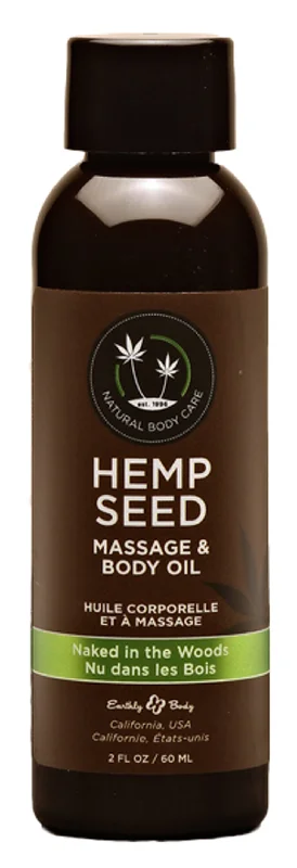 lubricant for spear guns-Hemp Seed Massage and Body Oil - Naked in the Woods - 2 Fl. Oz/ 60ml