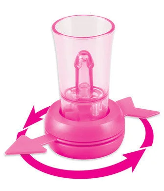 vibrating anal massager for women accessories-lubricant for harness hardware-Bachelorette Party Favors  Pecker Shotglass Spinner