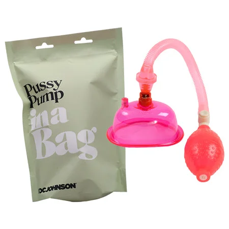 Skin-like gadget toy-Doc Johnson Pussy Pump In A Bag Pink