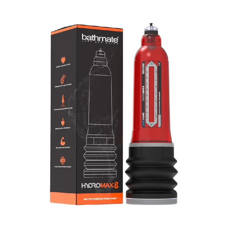 High-grade masturbator-Bathmate Hydromax8 Red