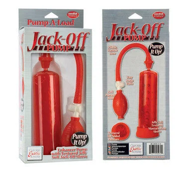 clitoral vibrator for couples accessories-lubricant for reloading presses-Jack Off Pump - Red