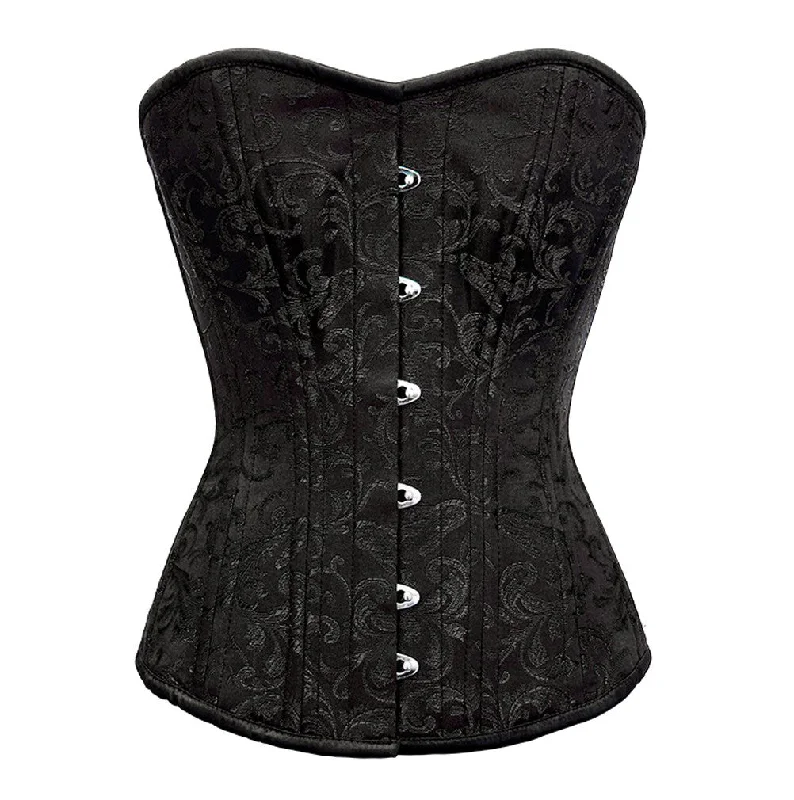 corset with layered finish-Anja Custom Made Corset