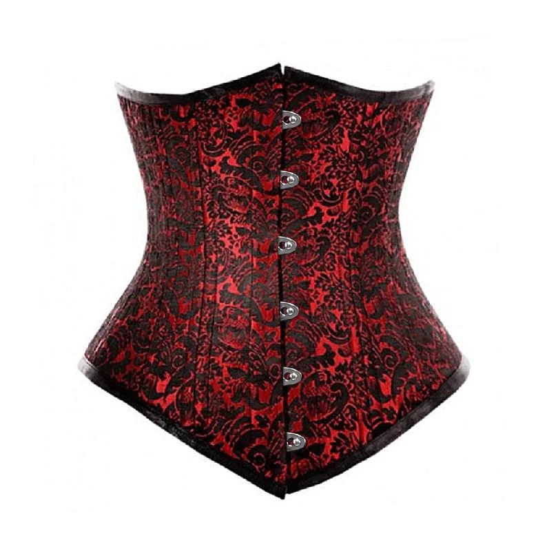 corset with sheer patterns-Vigas Custom Made Corset