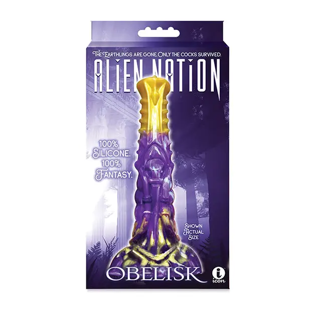 Squeeze-sensitive dildo-Alien Nation Obelisk Dildo