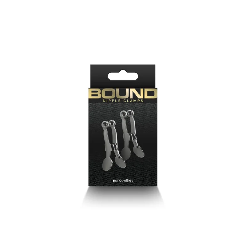 Top stroking device-Bound Nipple Clamps C1 Gunmetal