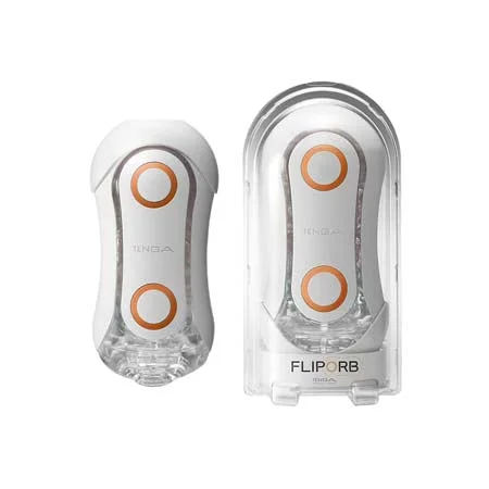 High-grade masturbator-Tenga Flip Orb Orange Rush