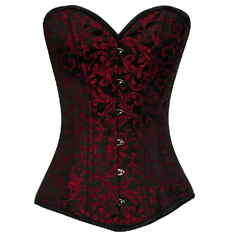 corset with bold patterns-Blanc Custom Made Corset