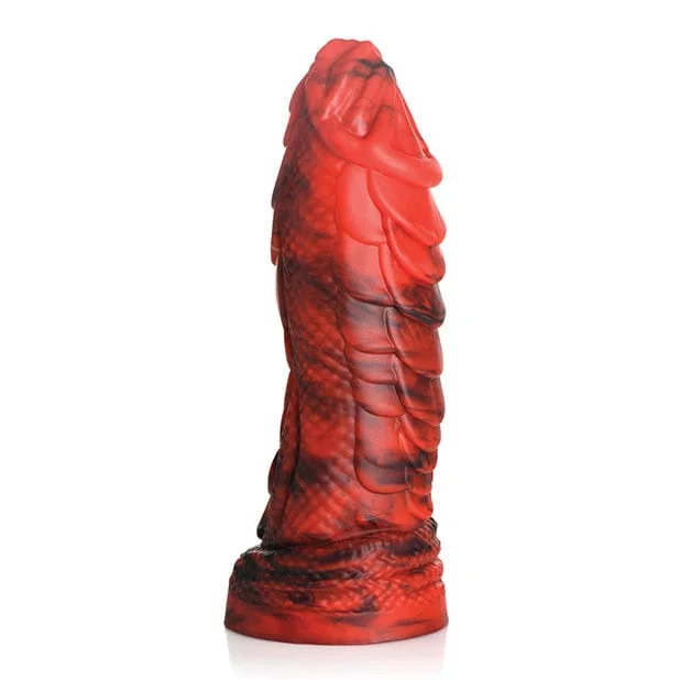 Couture dildo-XR - Creature Cocks Fire Dragon Scaly Silicone Dildo 8.3" (Red)