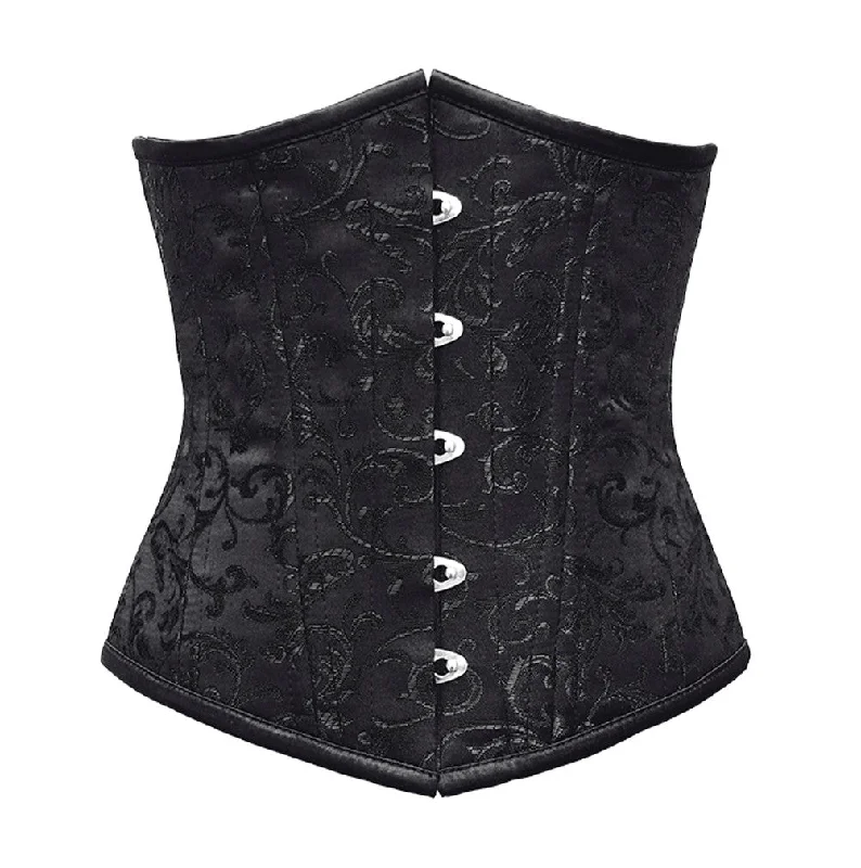 corset with pearl applique-Rica Custom Made Corset