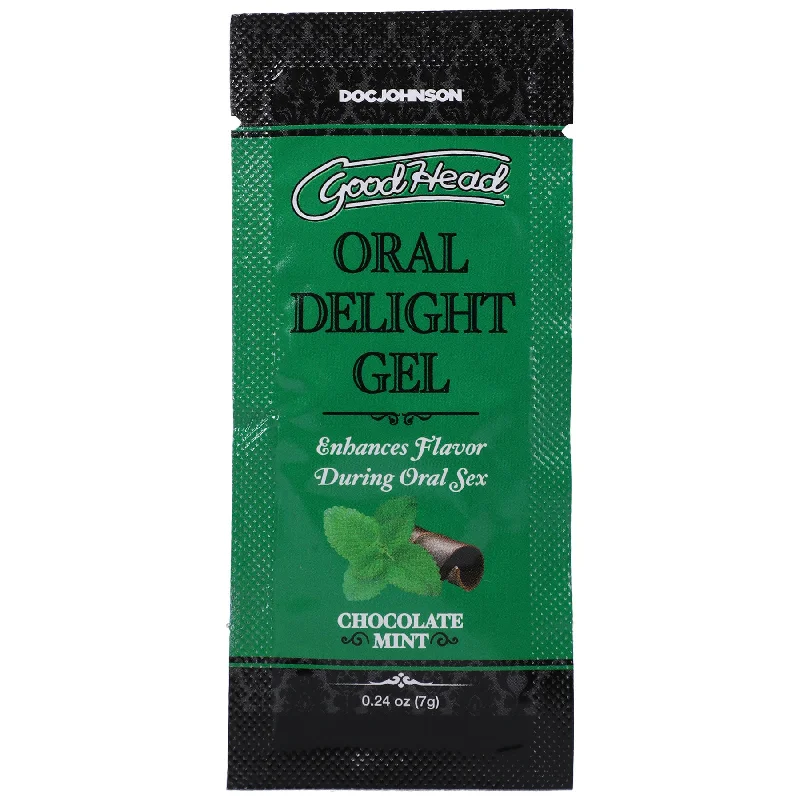 lubricant for ammo boxes-Goodhead - Oral Delight Gel - Chocolate Mint -  0.24 Oz