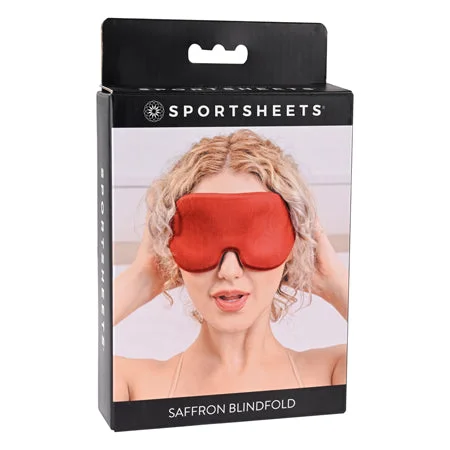 Vibrating pleasure sleeve-Sportsheets Saffron Blindfold with Memory Foam