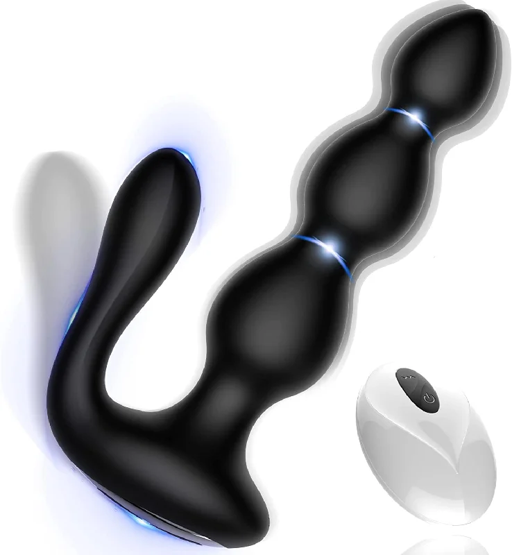 lubricant for camping heaters-Remote Control Bead Style Prostate Massager