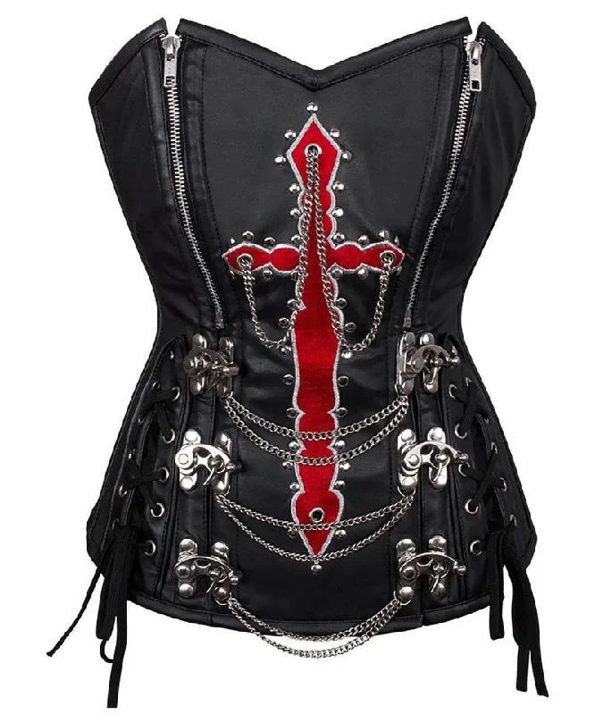 corset with bold piping-Nastasya Custom Made Corset