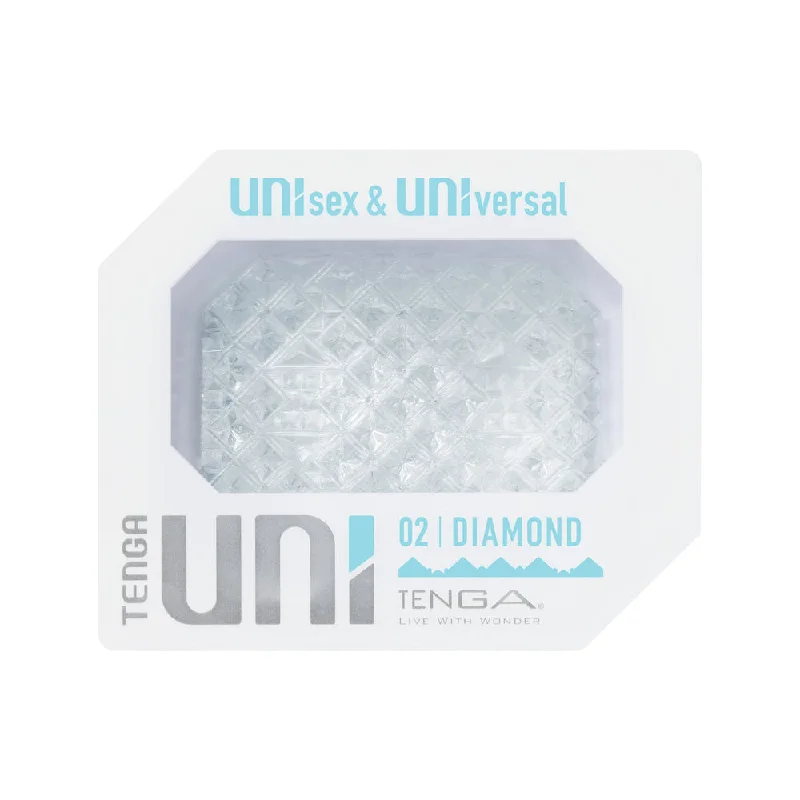 Gentle masturbator touch-Tenga Uni Diamond