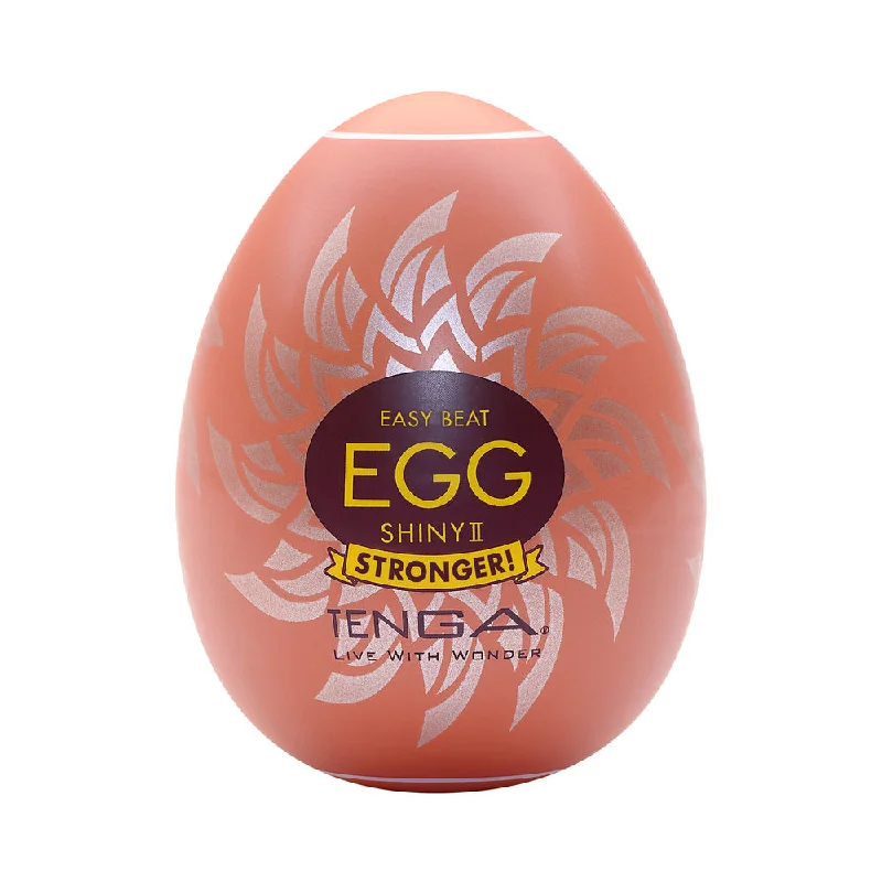 Tough masturbator build-Tenga EGG Shiny II