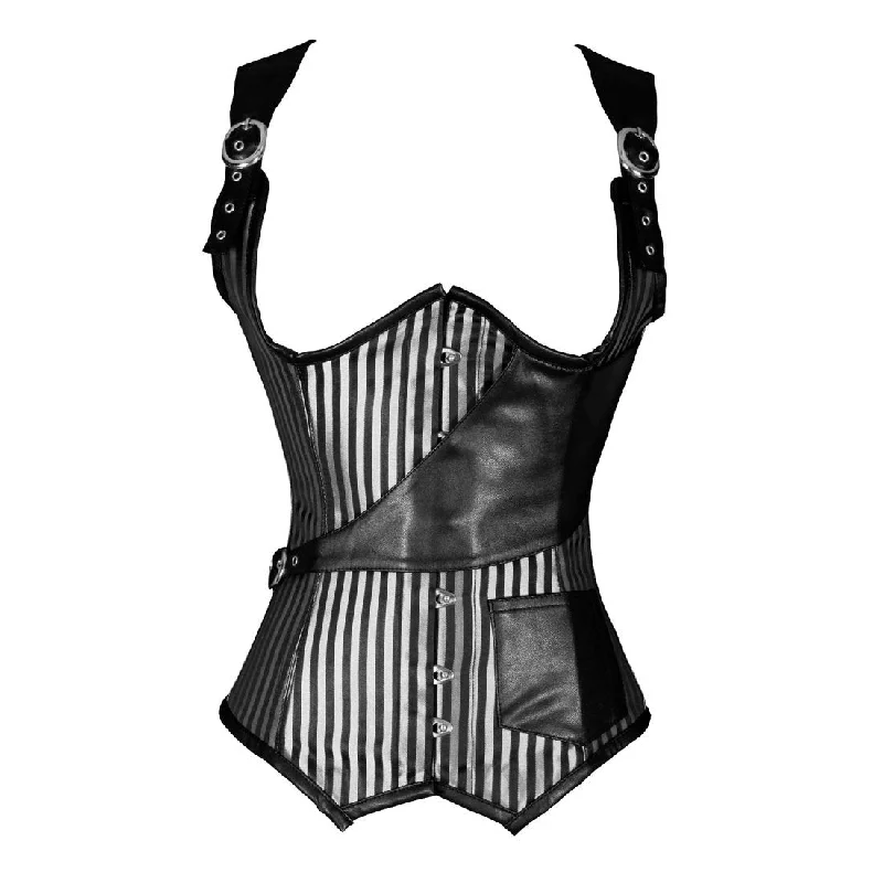 vibrating sex toy for men accessories-lubricant for poker chip trays-Paloma Gothic Neck Underbust Corset