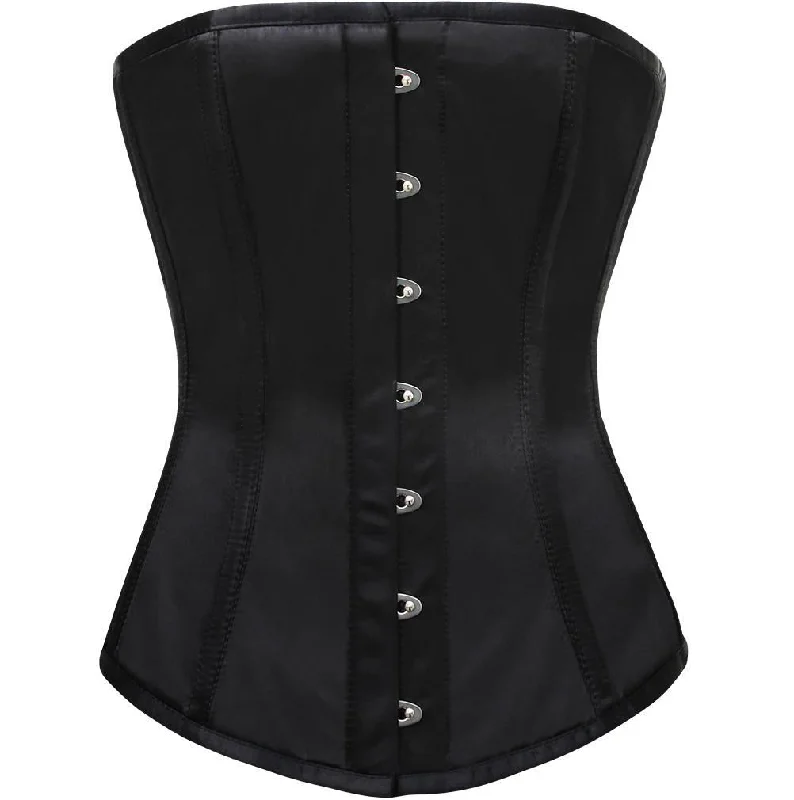 corset with ruffled embroidery-Sinead Custom Made Corset