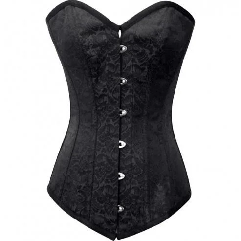 corset with lace piping-Mariya Custom Made Corset