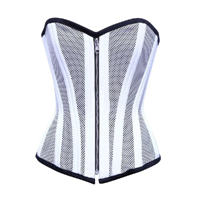 corset with satin patterns-Emery Waist Training Corset