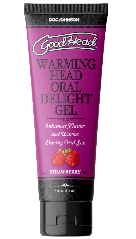 lubricant for bounce houses-Goodhead - Warming Head Oral Delight Gel -  Strawberry - 4 Fl. Oz.