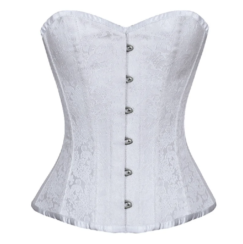 corset with floral edging-Merlene Custom Made Corset