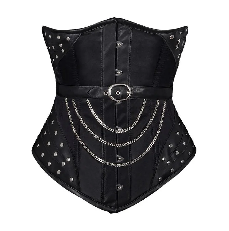 corset with metallic piping-Anyika Custom Made Corset