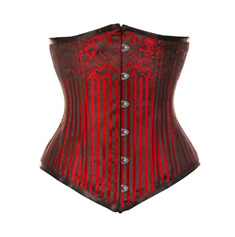 corset with embroidered hemline-Cindraa Custom Made Corset