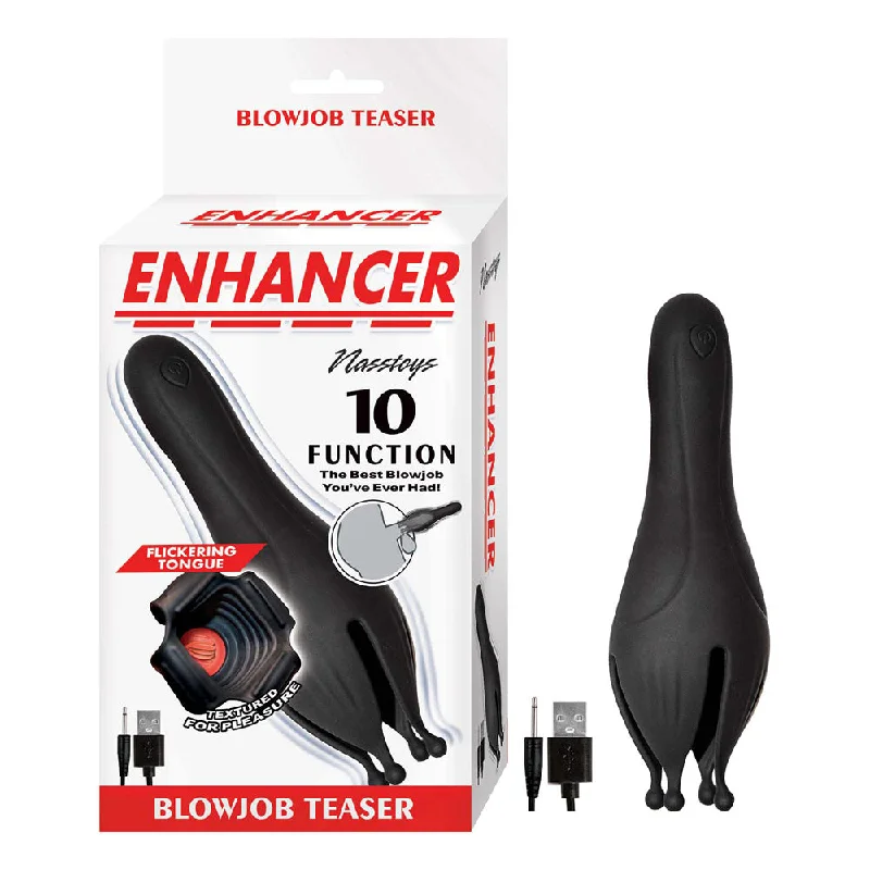 Next-gen stimulation toy-Enhancer Blowjob Teaser Black