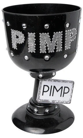 vibrating anal probe with adjustable speed and remote control accessories-lubricant for egg incubators-Pimp Cup - Black