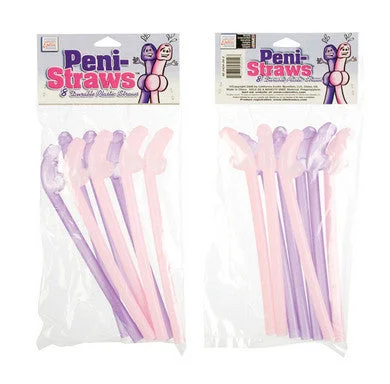 vibrating clitoral stimulator for solo play accessories-lubricant for cobbler lasts-Penis Straws - 8 Pack